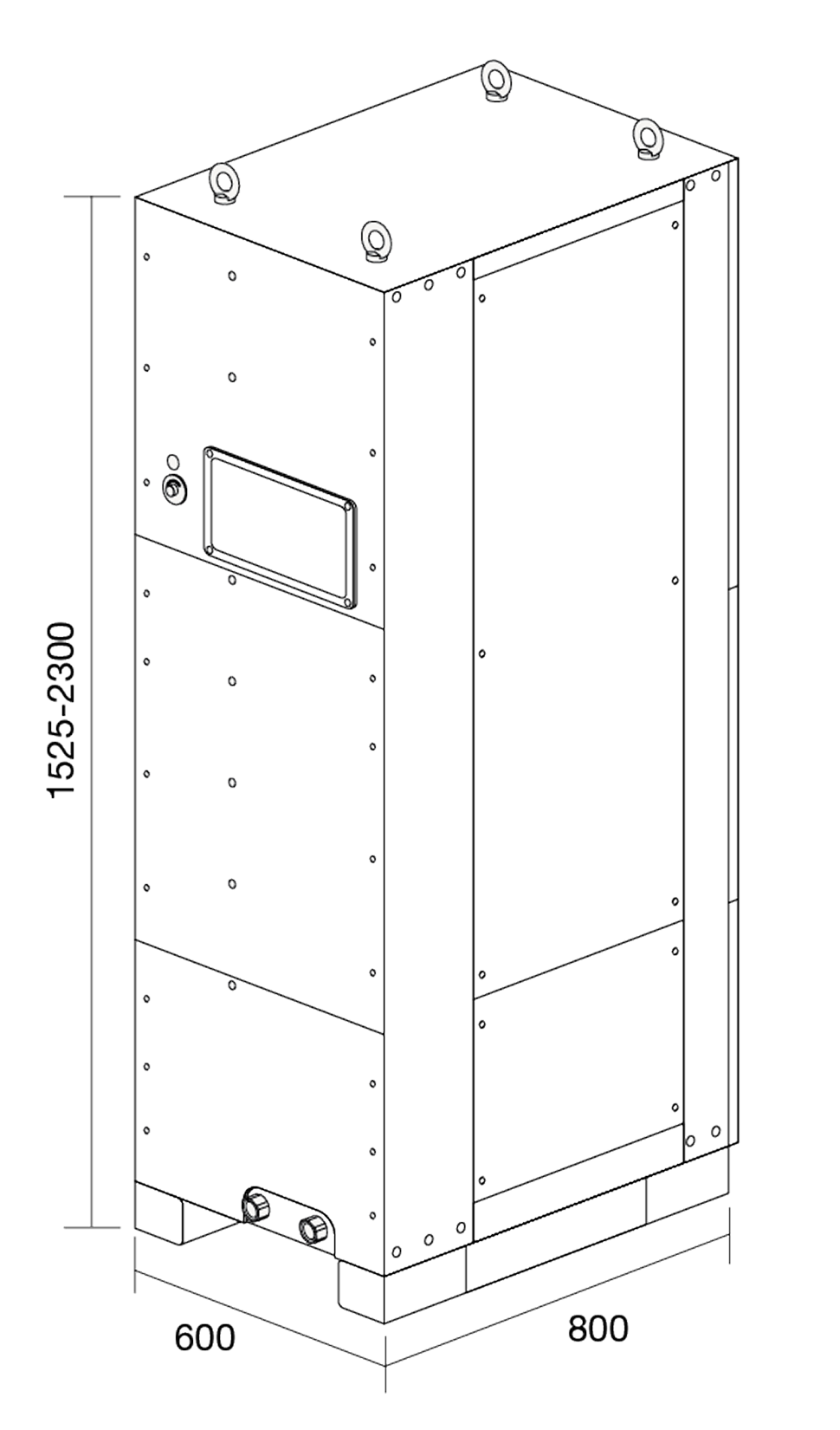 V810 Cabinet dimensions